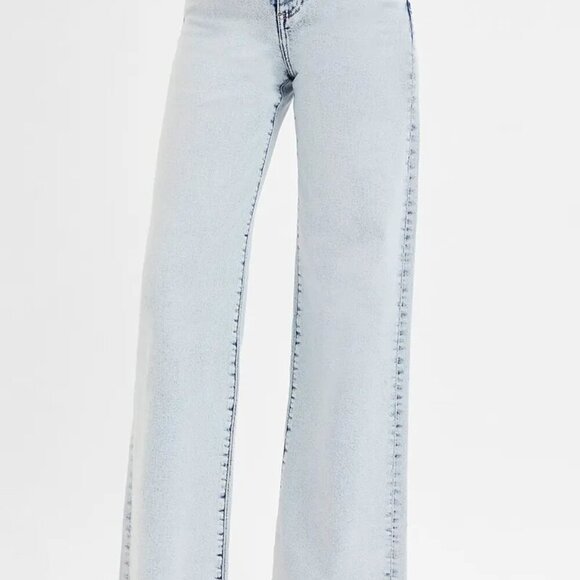 RISEN Full Size High Rise Wide Leg Jeans Plus Size - Picture 6 of 6